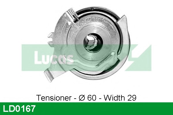 LUCAS ENGINE DRIVE LD0167 Tensioner Pulley, timing belt